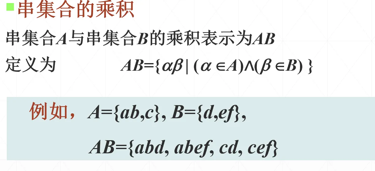 串集合乘积示例